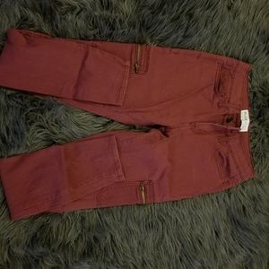 Mudd Faded wine cargo pants